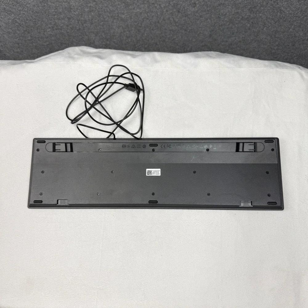 Dell KB216d Wired Keyboard Black USB Full Size Multimedia Keys Chiclet Style